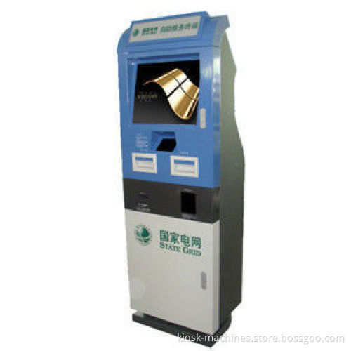 17 Inch Bank Passbook Printing Kiosk Machines, Multifunction Information Kiosks